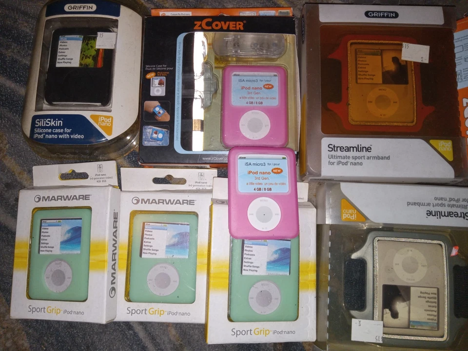 Lote de fundas para iPod Nano Skin, Zcover, Griffin, Marware... ¡¡Hazme una oferta!!! Foto 3 de 4