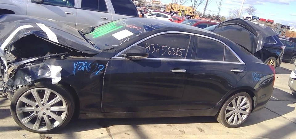 2014 15 16 17 18 19 Cadillac CTS Passenger Right RH Sun Visor in Black Foto 4 de 4