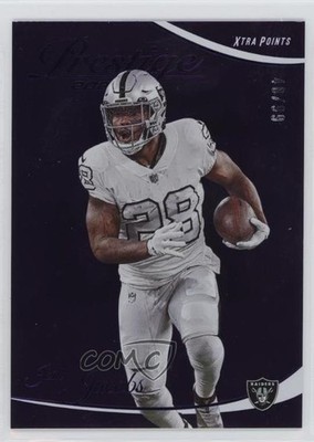 2023 Panini Prestige Xtra Points Purple 48/99 Josh Jacobs #156 9o3
