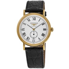 New Longines Presence Automatic White Roman S...
