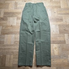 Vintage Military Pants Green OG 507 Utility Trousers 26x30 Army