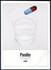 1969 Panalba capsule photo Upjohn Pharmaceuticals vintage print ad