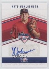 2018 Panini USA Baseball Stars & Stripes 10/173 Nate Wohlgemuth #SS-NW Auto lu0