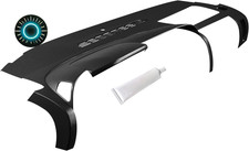 One Piece Molded Dash Cover Cap Compatible with 2007-2013 Silverado Sierra w Dua