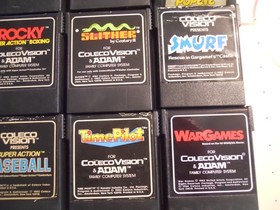 ColecoVision Game Lot - Set of 1 6- Rocky, Time Pilot +14 more -Tested/ Works
