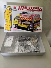 Aoshima 1/24 No.6 CATERING MACHINES Truck STAR KEBAB model kit From Japan