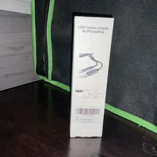 USB Camera Adapter For iPhone/iPad Lightning Open Box Read Description/see Photo