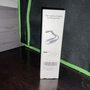 USB Camera Adapter For iPhone/iPad Lightning Open Box Read Description/see Photo