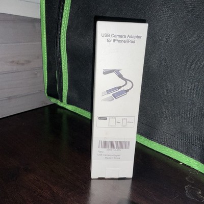 USB Camera Adapter For iPhone/iPad Lightning Open Box Read Description/see Photo