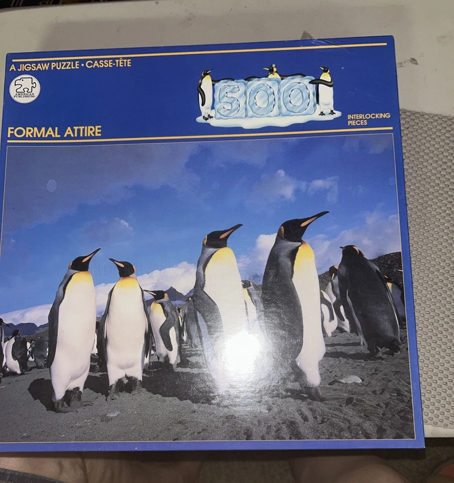 "Nuevo atuendo formal 500 piezas rompecabezas de pingüino 18""x24""" Foto 2 de 4