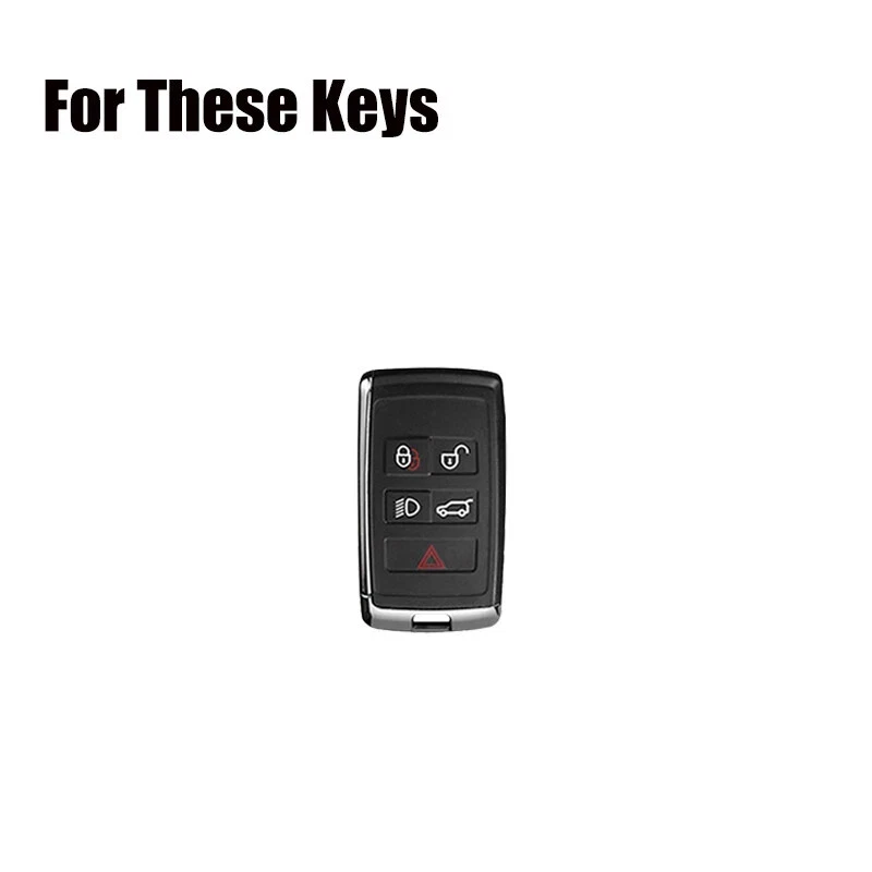 Funda de aleación de cuero para llave de coche para Land Rover Range Rover Velar Evoque Sport Foto 2 de 4