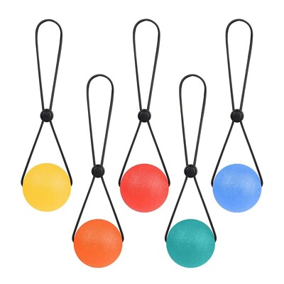 AdorePro Secure Stress Ball On String Squeeze Ball Hand Physical Therapy Relief