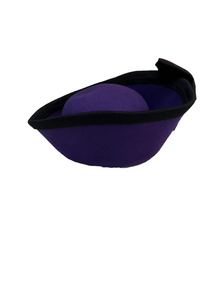 Chapéu Whittall and Shon roxo com Bling 100% lã feltro vintage - Imagem 4 de 4