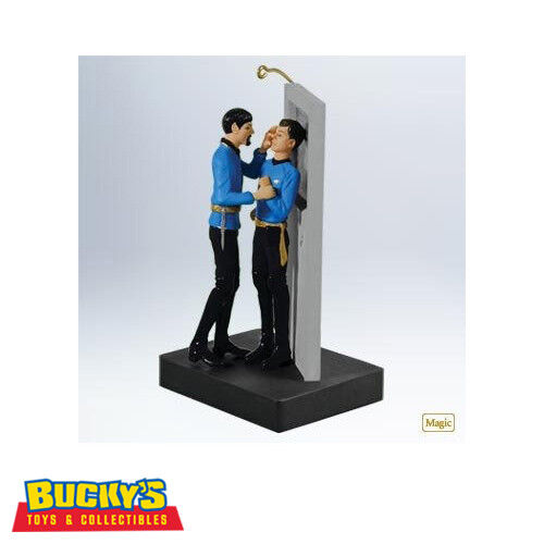 Mirror, Mirror 2011 Hallmark Star Trek Ornament  Spock McCoy Kirk USS Enterprise - Picture 1 of 8