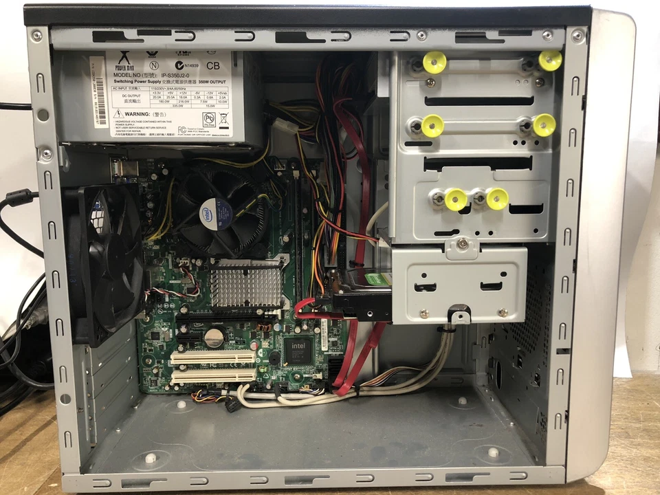 CUSTOM BUILT WINDOWS 7 PRO MINI TOWER DUAL CORE E5200 500GB 4GB DVD+RW LGA775 - Image 2 of 4