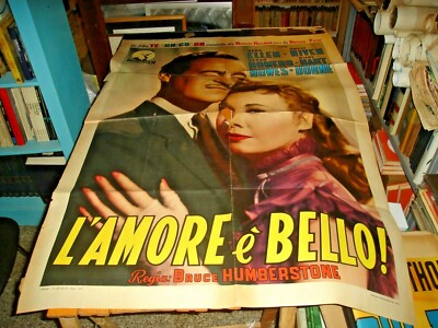 L'AMORE E' BELLO manifesto 2F originale 1951 NIVEN ELLEN