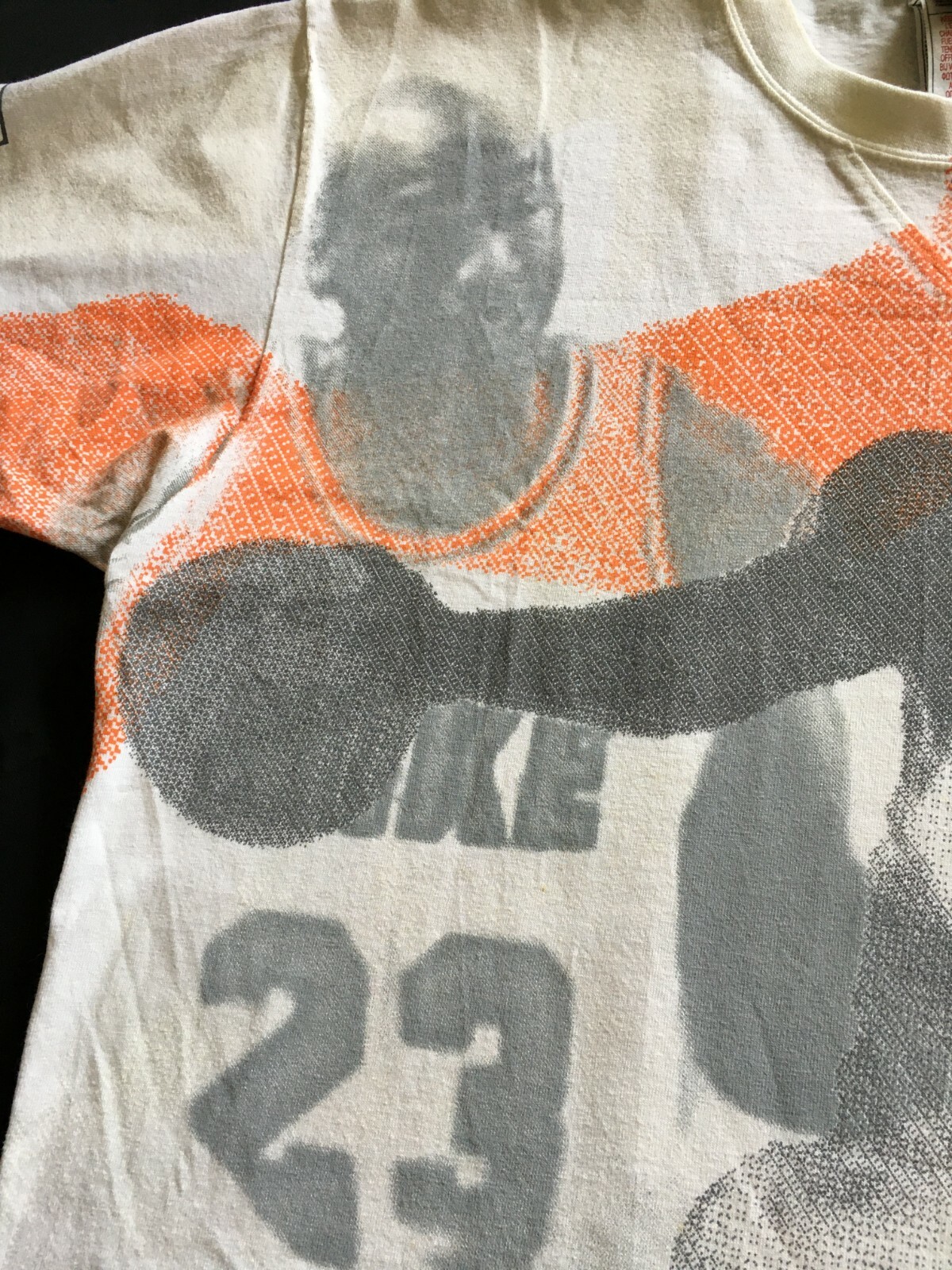 Vtg NIke Jordan Retro VIII 8 shirt 2000 Medium Anniversary M Full 90s thick cott image 4