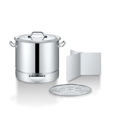 CONCORD Mi Abuela Stainless Steel Tamales Steamer Pot CONCORD Mi Abuela Stainless Steel Tamales Steamer Pot - Image 1