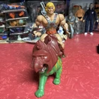 Vintage He Man and Battle Cat Action Figure Lot 1981 Taiwan