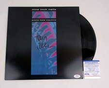Trent Reznor Nine Inch Nails Signed Pretty Hate Machine Vinyl Record PSA/DNA COA