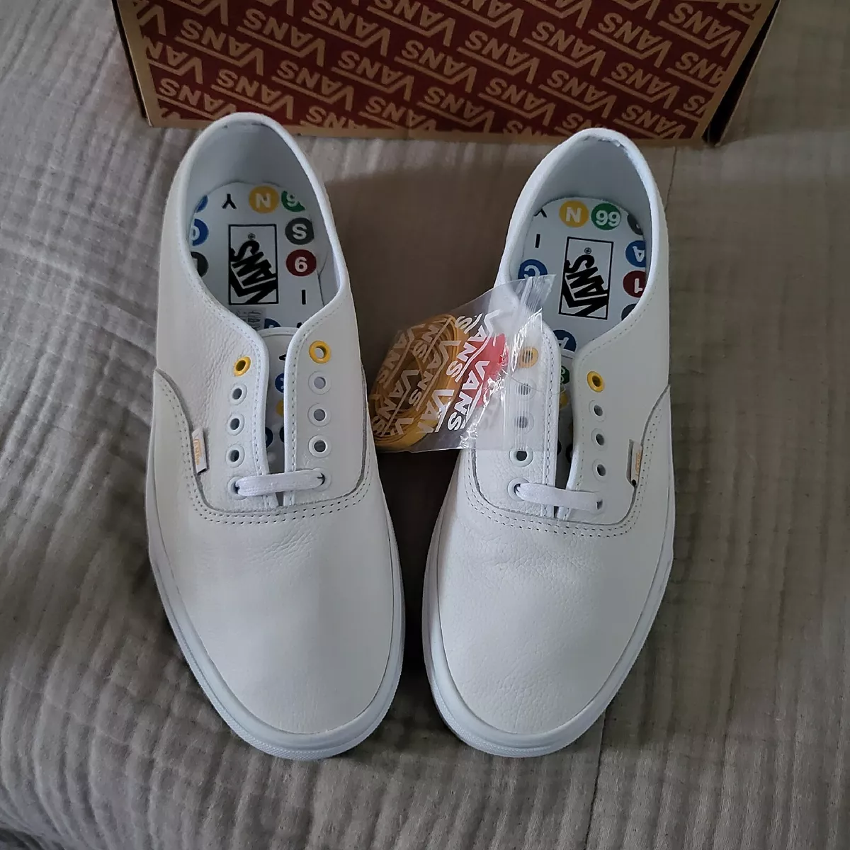 Vans Authentic Men 11.5 NYC New York Subway Collab leather VNOA3UT62Y5 2020