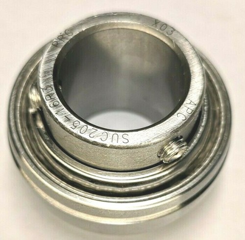 Premium SUC208-24R3 w/TRIPLE-LIP Seals Stainless UC208-24L3 Bearing 1-1/2" Bore - Picture 5 of 5