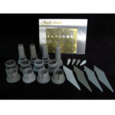 Metallic Details MDR14410 Scale model kit 1:144 C-5B Galaxy. Engines (Roden)