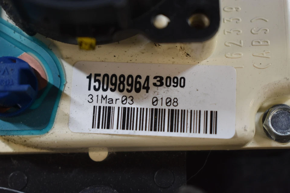 Chevy S10 2003 panel de control de temperatura manual HAC 15098964 Foto 3 de 3