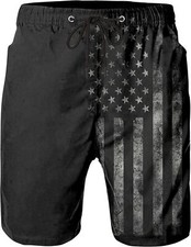 Mens Quick Dry Board Shorts Swim Trunks with Mesh Lining Breathable UPF 50 Pock