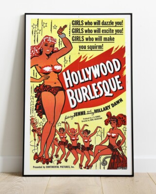 Hollywood Burlesque Film Foto/Poster bis 36 Zoll