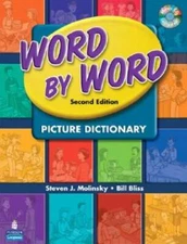 Word by Word Picture Dictionary with WordSongs Music CD (2nd Edition) - GOOD