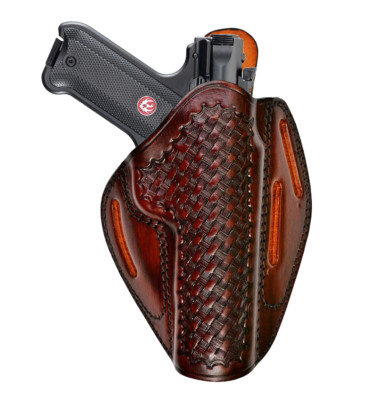 Leather Owb Holster Fits Ruger Mark IV/4 .22/45 Lite - Premium Leather
