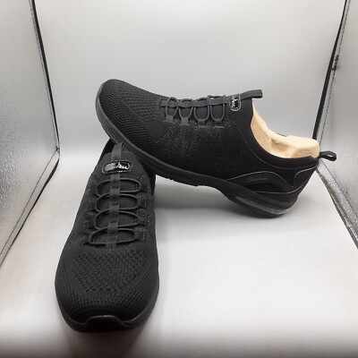 Skechers Stretch Fit Active Air Slip-on Women's 9M Black Knit A67