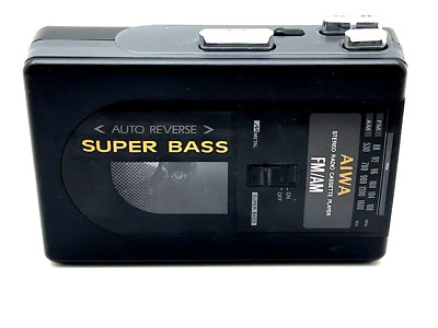 Aiwa HS-T21 Stereo Radio Cassette Player Radio FM/AM Vintage Kassetten Spieler