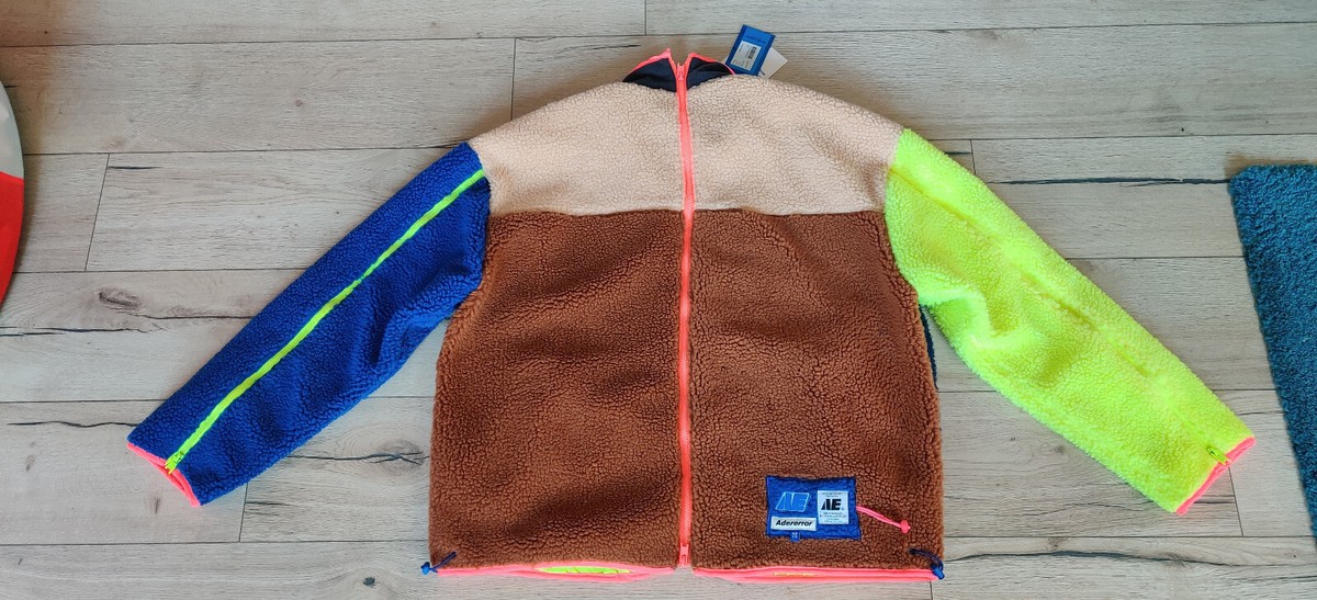 ADER error Multicolored Fleece Trance Jacket sz 3(L) | eBay