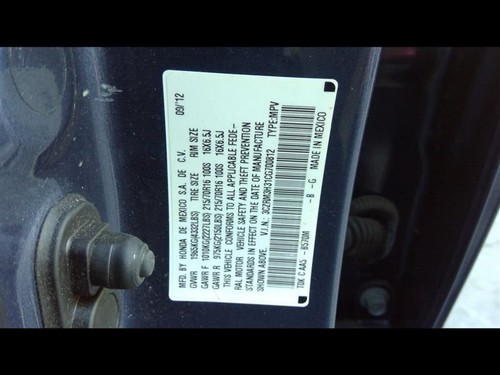 Cámara de visión trasera de vidrio térmico para maletero/portón trasero LX compatible con 12-13 CR-V 2248071 - Imagen 7 de 12