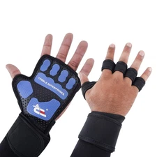 Men’s & Women’s Weight Lifting Grip Pads Gym Gloves Non-Slip Hand Protectors