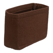 Purse Organizer Insert, Felt Handbag Shaper, 5.3"x2"x4", Coffee