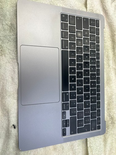 Apple MacBook Air 13" M1 A2337 EMC3598 Handauflage Trackpad Akku komplett grau