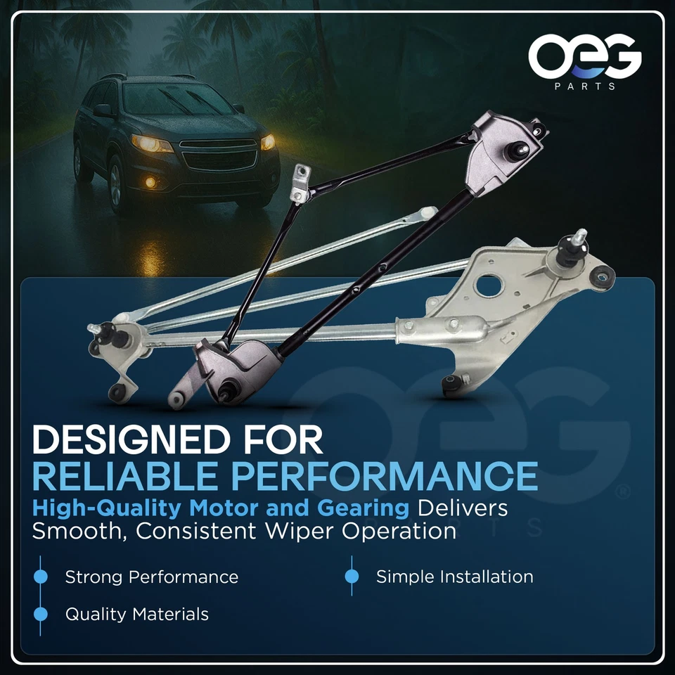 New Wiper Motor Linkage Fits Audi S4 2000-04, A3 Quattro 2004-05 602650 V10-1576 - Image 3 of 4