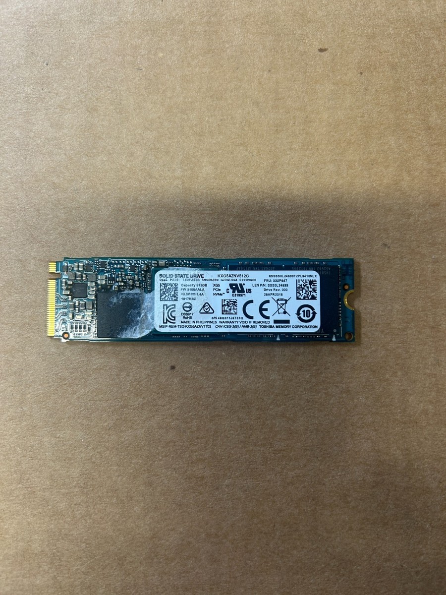 Toshiba 512GB M.2 PCle NVMe SSD Hard Drive mixed | eBay