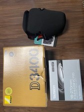 Nikon D3400 DSLR Tamron 18-270mm VC PZD Lens Kit with Case Set