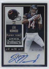 2015 Panini Contenders Rookie Playoff Ticket /199 Levi Norwood (Base) Auto 10k8