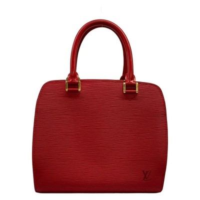 Louis Vuitton Pont Neuf Epi Handbag M5205E Rouge Epi Leather (LV logo engraved)