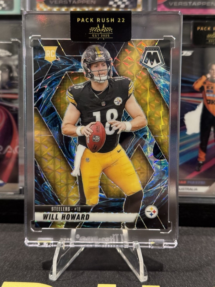 vey ケヒョン サインポラロイド 2025 Panini Mosaic - Will Howard #318 Genesis Mosaic Prizm (RC