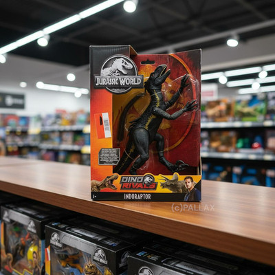JURASSIC WORLD FVW27 DINO RIVALS INDORAPTOR MISB / MATTEL 2018