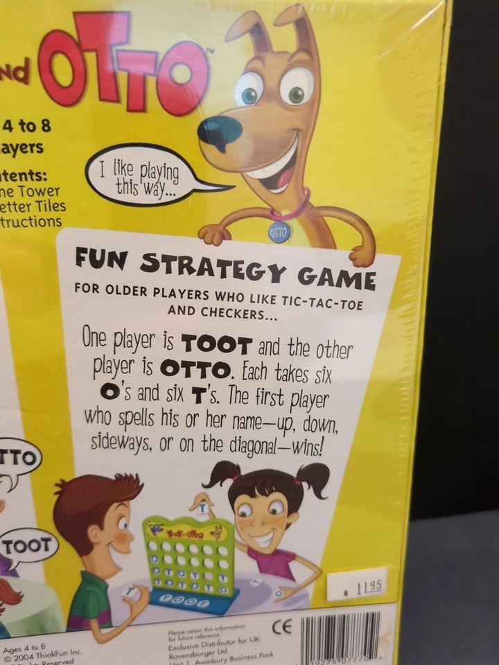 Toot and Otto SImple Strategy Game- NEW AND SEALED - 2004 Thinkfun - Image 4 of 4