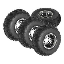 4pcs 16 8-7 Tire 16x8-7 Wheel Rims Tubeless for ATV UTV Quad Go Kart Golf Cart