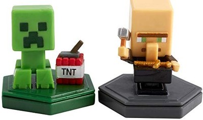 Mattel Set Minecraft Earth Boost Mini 5 cm beige/grün 2-teilig