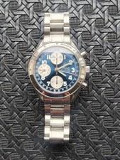 Special Edition Omega Speedmaster Triple Date Blue Dail Automatic Watch  3523.81